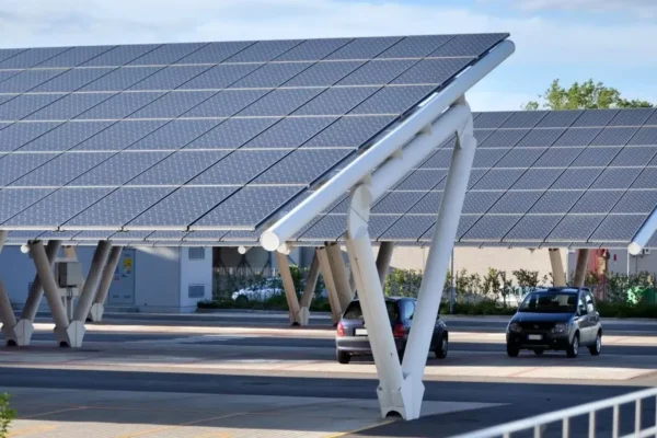 Projet ombrière photovoltaique