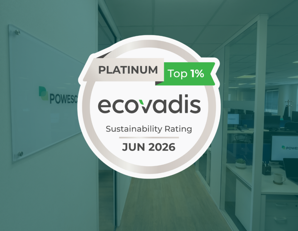 Powesco obtient la Médaille Platinum EcoVadis